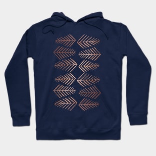 Pine trees - copper Hoodie